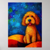 Dog Portrait Art Poster (Voorkant)