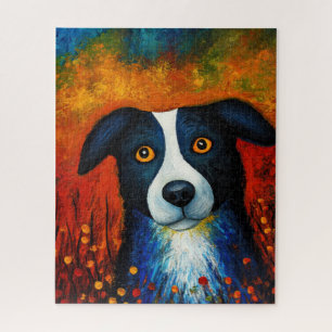 Dog Portrait Art Puzzel