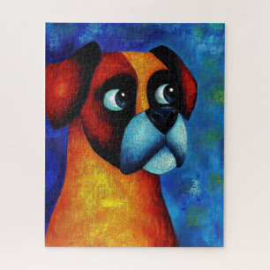 Dog Portrait Art Puzzel
