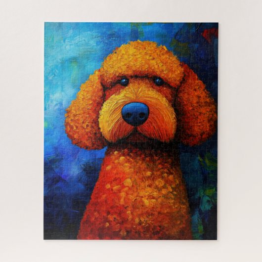 Dog Portrait Art Puzzel (Verticaal)