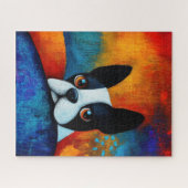 Dog Portrait Art Puzzel (Horizontaal)