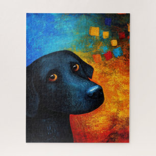 Dog Portrait Art Puzzel