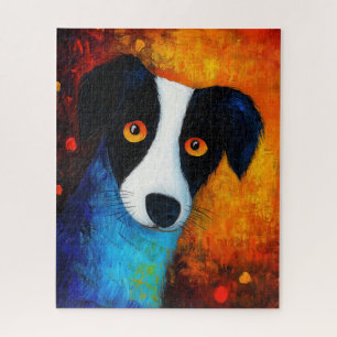 Dog Portrait Art Puzzel