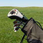 Dog Portrait Cute German Shepherd Puppy Name Golfheadcover (Insitu)