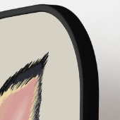 Dog Portrait Cute German Shepherd Puppy Name Pickleball Paddle (Links Detail)