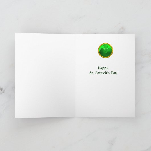 DOG PORTRAITS/Irish Greyhound Gold Photo Template Kaart (Binnen)