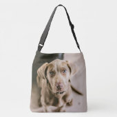 Dog portret crossbody tas (Achterkant)