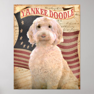 Dog Portret Gepersonaliseerd foto van het huisdier Poster