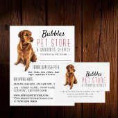 Dog Portret, Pet Store & Groomers Adverteren Flyer