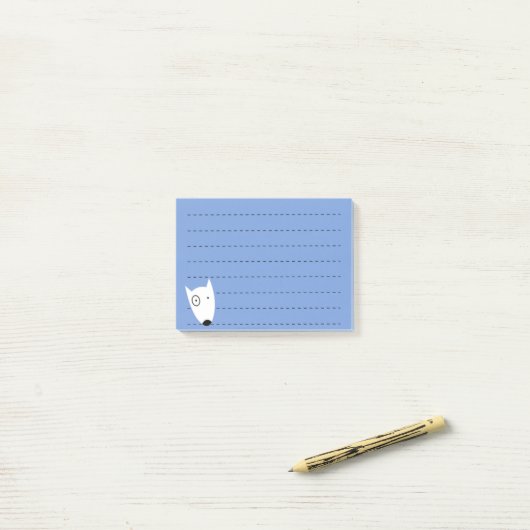 Dog Post-it® Notes (Op bureau)