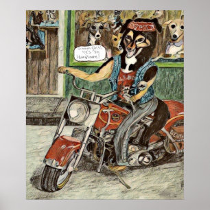 🏍️ Dog 🐕 Poster