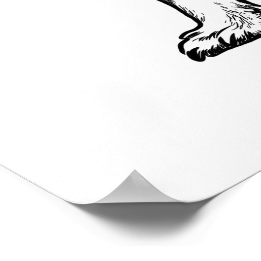 Dog Poster/Wall Art Jack Russell Terrier Poster (Hoek)