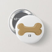 Dog Pound_Bone Ronde Button 5,7 Cm (Voorkant /achterkant)