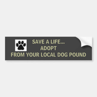 Dog Pound Bumpersticker