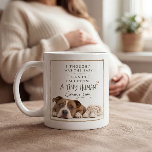 Dog Pregnancy Announcement Koffiemok