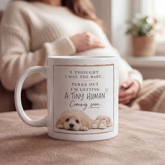 Dog Pregnancy Announcement Koffiemok