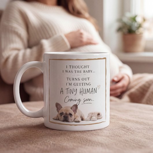 Dog Pregnancy Announcement Koffiemok
