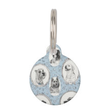 Dog Print Sleutelhanger