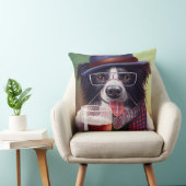 Dog probeert maffia te zijn kussen (Stoel)