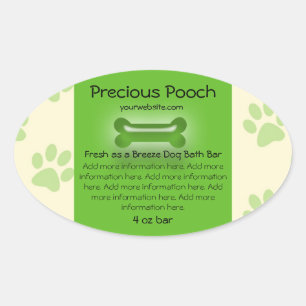 Dog Products Label - Soap and Bath Stuff