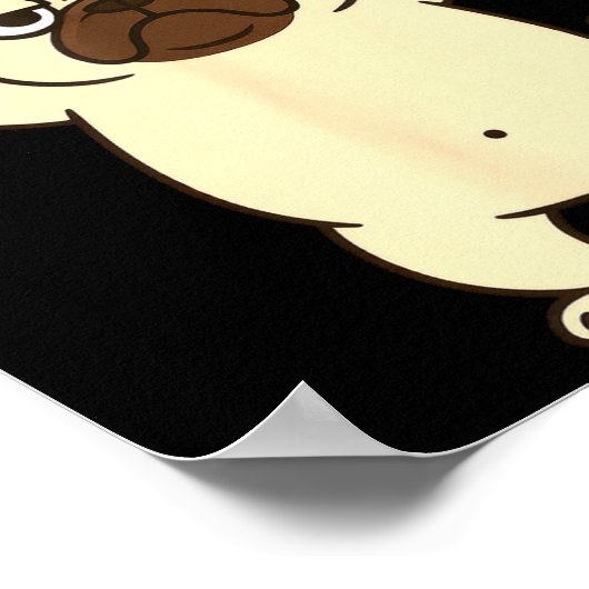 Dog Pug Funny 67 Meme Six Seven Poster (Hoek)