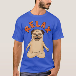 Dog Pug Relax T-shirt