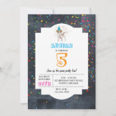 Dog Puppy Animal Kinderen van Birthday Party Boy G Kaart (Voorkant)