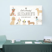 Dog Puppy Birthday Party Spandoek (Beurs)