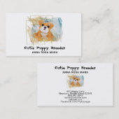 *~* Dog Puppy Breeder Day Care Visitekaartje (Voorkant / Achterkant)
