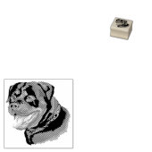 Dog Puppy Cutest Baby Rottweiler Rubberstempel (Gestempeld)