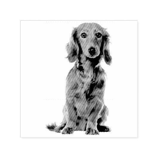 Dog Puppy Cutest Cocker Zelfinktende Stempel (Design)