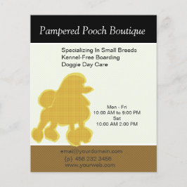 Dog Puppy Grooming Salon Gepersonaliseerd Pet Care Flyer