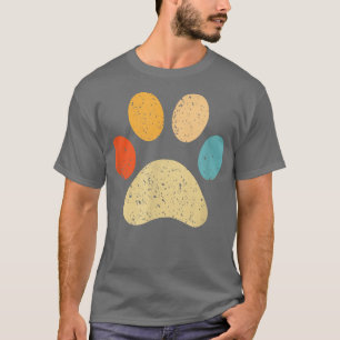 Dog Puppy Paw Print Dog Mam Cute  Hondenliefhebber T-shirt