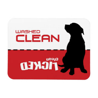 Dog Puppy Pitbull Dishwasmachine Magnet - Gemature Magneet