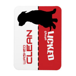 Dog Puppy Pitbull Dishwasmachine Magnet - Gemature Magneet