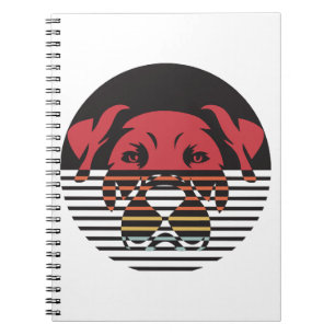 Dog Puppy Shirt Ik hou van Honden Paw Print Hart S Notitieboek
