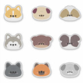 Dog Puppy Sticker (Voorkant)