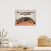 Dog Quote Poster (Keuken)