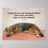 Dog Quote Poster (Voorkant)