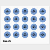 Dog Rainbow Bridge Ronde Sticker (Vel)