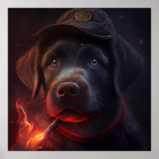 Dog Red Poster (Voorkant)