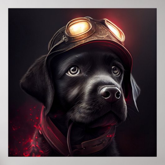 Dog Red Poster (Voorkant)