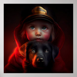 Dog Red Poster
