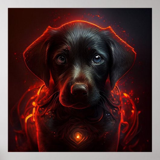 Dog Red Poster (Voorkant)