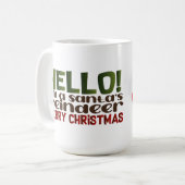 Dog Reindeer Mug Koffiemok (Voorkant links)