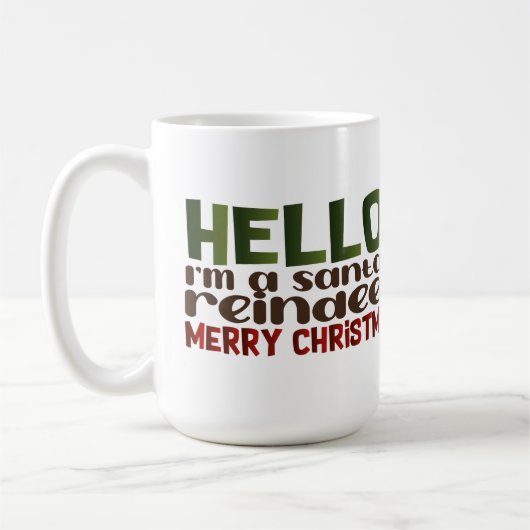 Dog Reindeer Mug Koffiemok (Links)