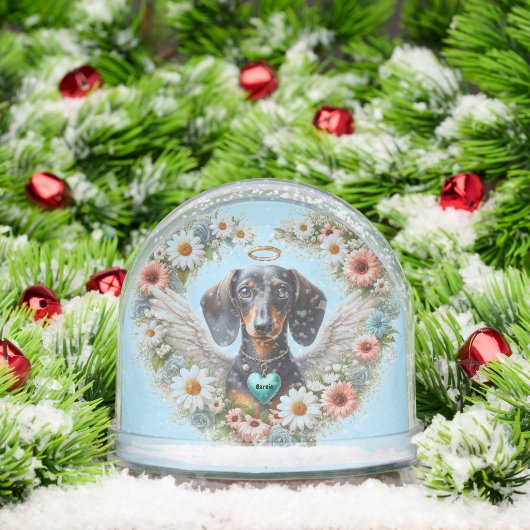 Dog Remembrance Teckel Sneeuwbol (Kerstmis)
