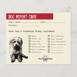 Dog Report Kaart voor Dog Groomers