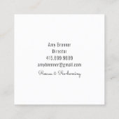 Dog Rescue and Adoptions Square Visitekaartje (Achterkant)