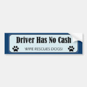 Dog Rescue Bumpersticker (Voorkant)
